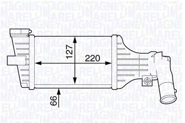 MAGNETI MARELLI Интеркулер 351319201860